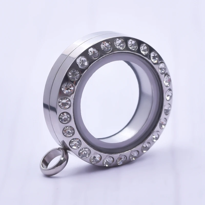 Round Shaped Living Memory Photo For Floating Charms Glass Locket
Pendant DIY Jewelry Making Supplies Accessories Lockets
