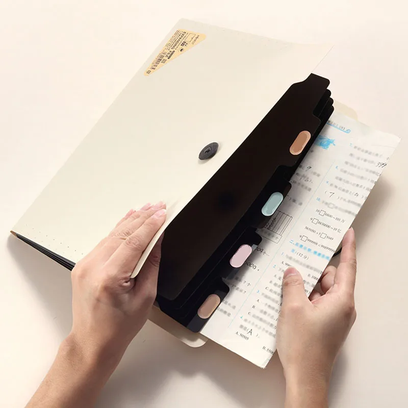 Расширяющаяся Папка Для Файлов С 9 Слотами Портативный Органайзер Документов