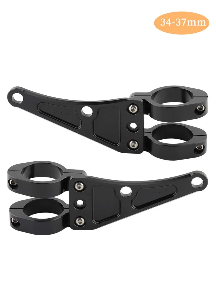 33 мм-58 мм кронштейн для фары крепежные зажимы для вилки держатель для вилки 54 мм 49 мм 45 мм 41 мм 37 мм мотоциклетный Bobber Cafe Racer Универсальный