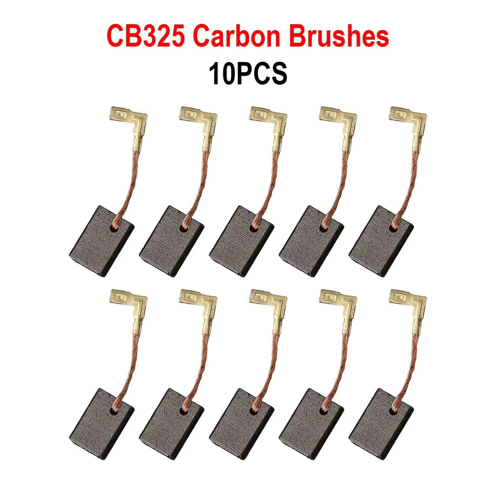 10 шт. угольные щетки для CB330 CB318 CB325 9553NB 9554NB 9555NB 16X11X5 мм карбоновые и металлические