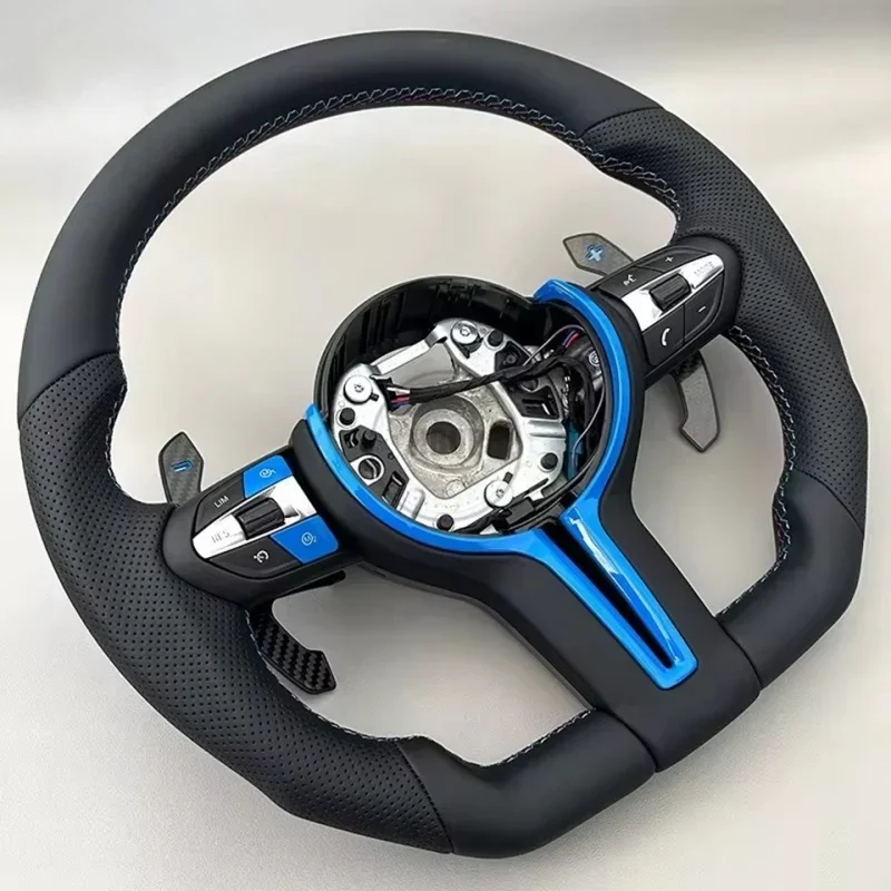 Фото Аксессуары для рулевого колеса в спортивном стиле для BMW M3 M5 M6 E90 F10 F30 F31 F34 F11 F01 F02 F20 F21 F22 F23 F32 F33 F06 F07 F12 №5