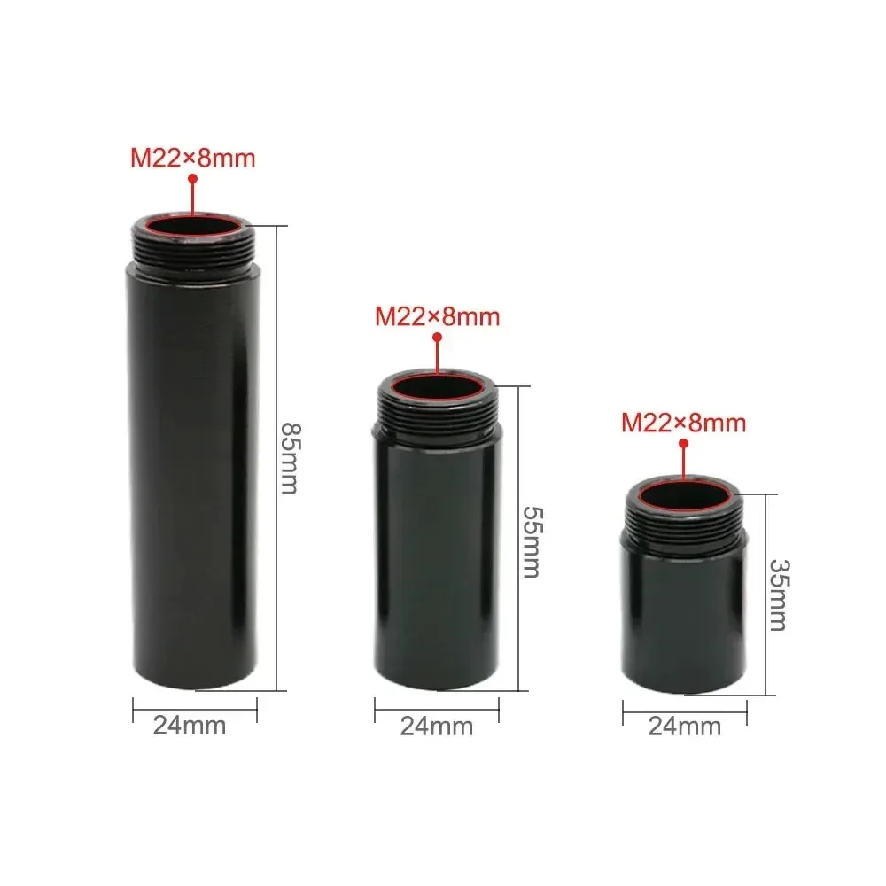 

Удлинительное кольцо удлинительной трубки QDLASER CO2, лазерная головка, наружный диаметр 24 мм, трубка объектива для станка для лазерной резки и гравировки CO2