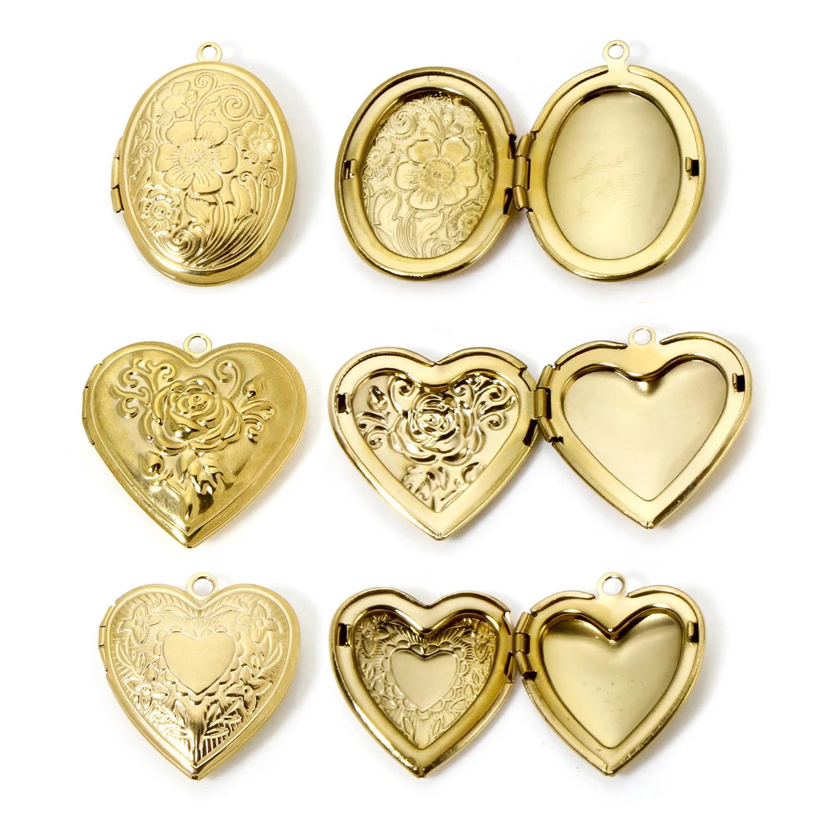 1 шт. диаграммы из нержавеющей стали 304 фото медальон рамка подвески 14 К настоящее