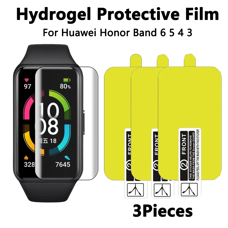 

Мягкая Гидрогелевая защитная пленка из ТПУ для Huawei Band 7, защитная пленка на весь экран для Huawei Honor Band 3, 4, 5, 6, 7, аксессуары для часов Samrtwatch
