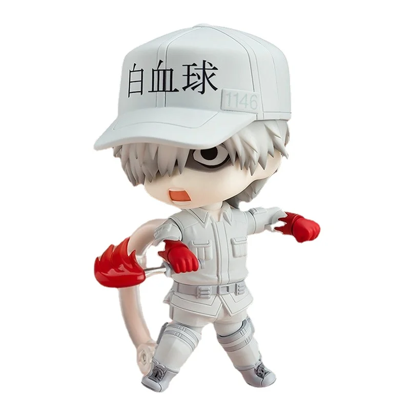 

Аниме nendoroid Cells At Work белые клетки крови лейкоцит нейтрофил Hakkekkyuu 979 ПВХ экшн-фигурка Коллекционная модель игрушка подарок