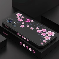 butterfly in bloom phone case for xiaomi mi 12 11 ultra lite 10 10s 9 11t 10t 9t pro lite poco m4 x4 f3 x3 m3 5g pro cover