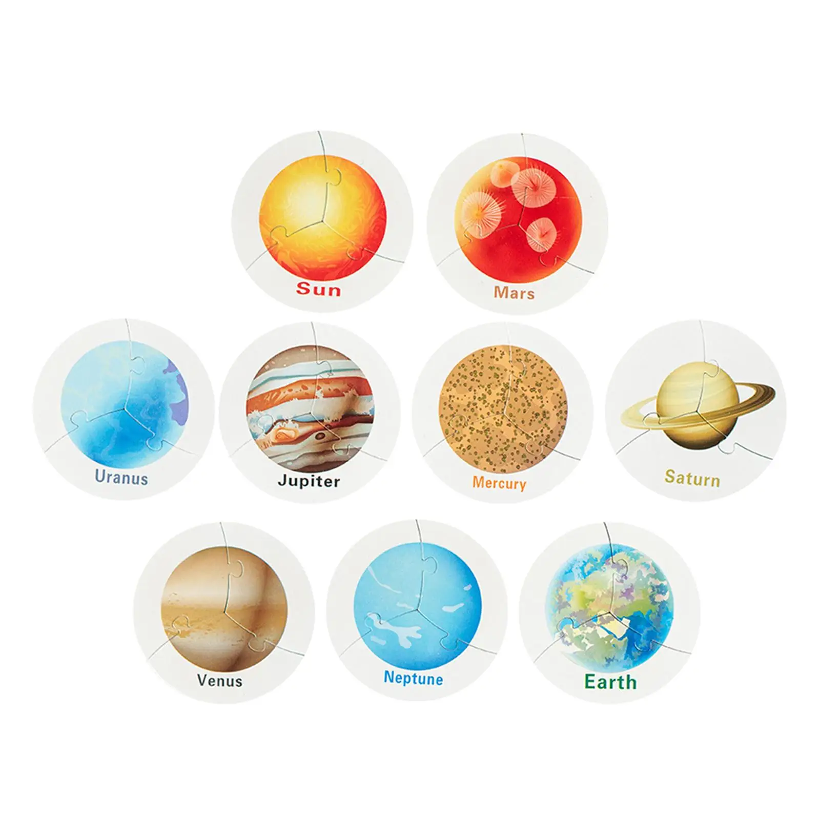 Игрушка-головоломка с солнечной системой развивающая игрушка логическое