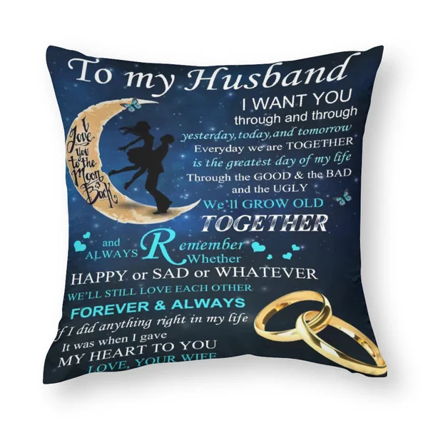 

18* 18 inch Microfiber Throw Pillow Case Decorative Pillow Cover Pillowcase Home Décor for Sofa Couch Gifts for Husband