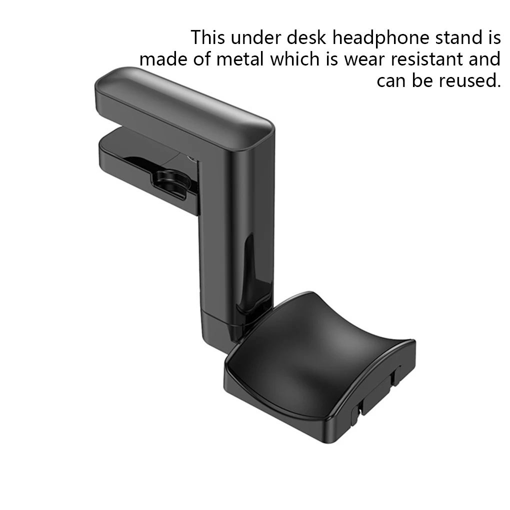 

Вешалка для наушников ПК, Вращающийся Регулируемый держатель для хранения гарнитуры, офиса