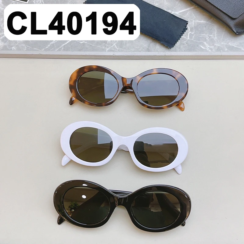 

Yuumi CL40194 Sunglasses For Women Mens Black Eyewear Cat eye MGlasses Spy Fashion Oversized Luxury Designer Brand Jennie