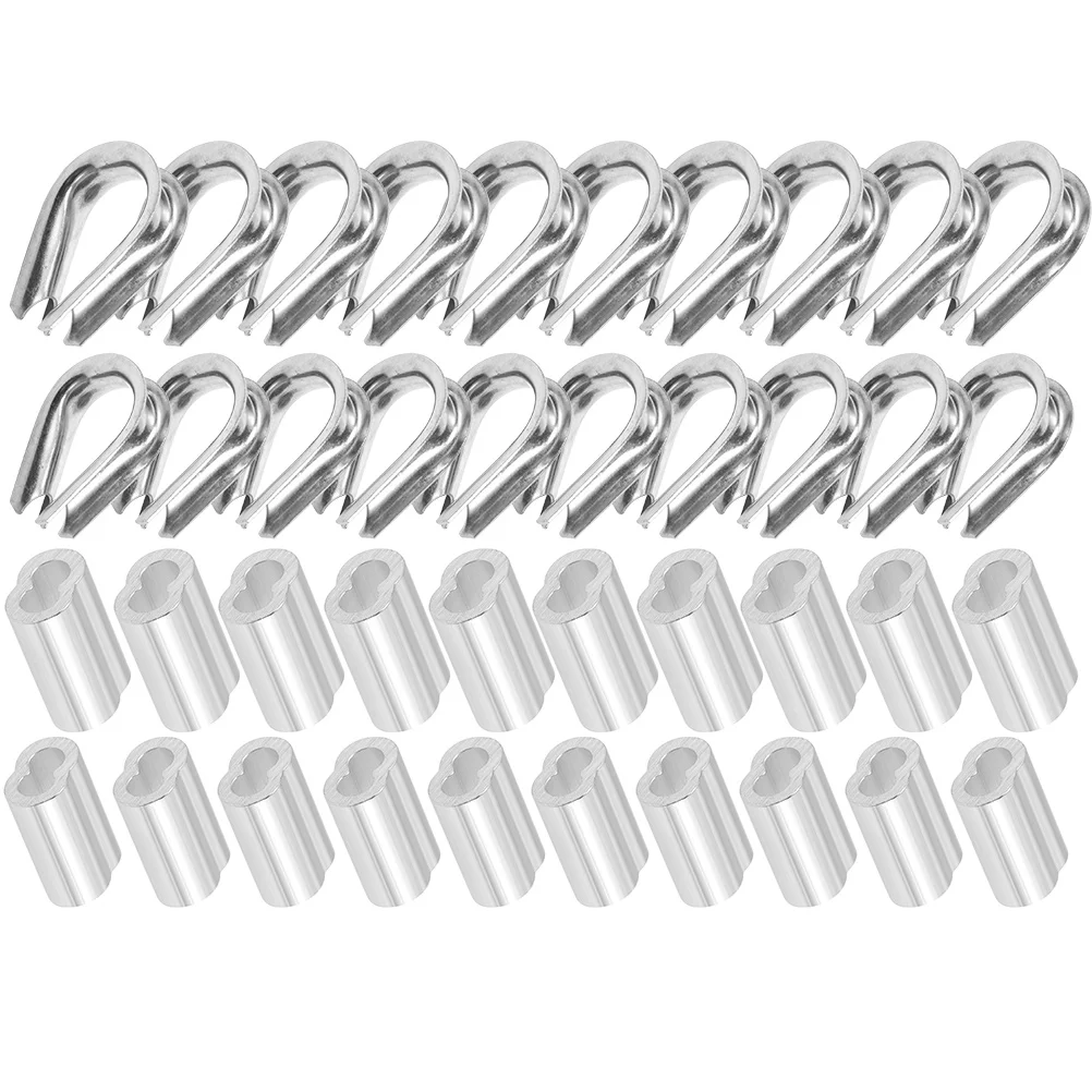 

1 Set Wire Rope Thimble Assorted Rope Rigging Stainless Steel Wire Thimble