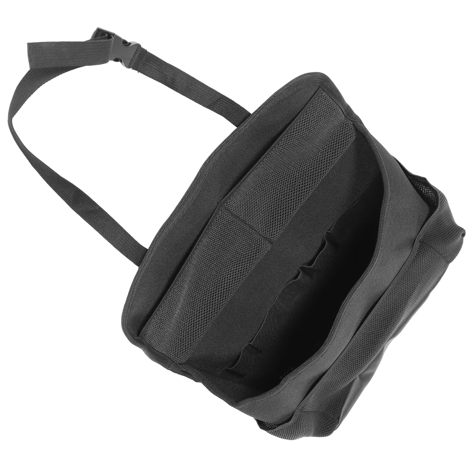 

Travel Carseat Back Organizer Universal Mesh Pocket Bag 46x36cm Storage Auto Phone Hanging Black Nylon Protective