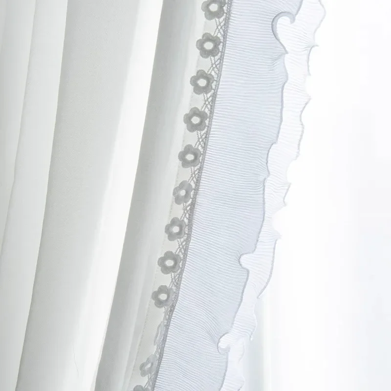 

Шторы из полиэстера SNQP Home Store белые