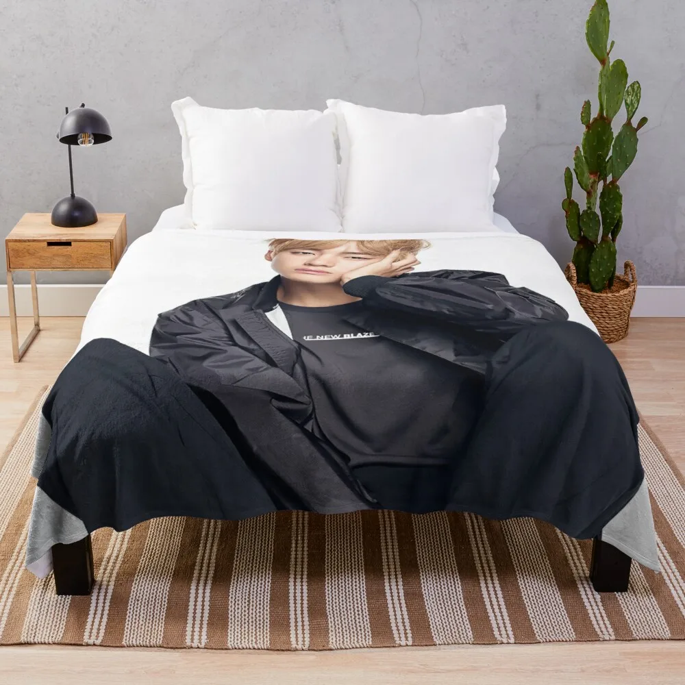 

Taehyung Throw Blanket Flannel Blanket Sofa Blanket Hair Blanket