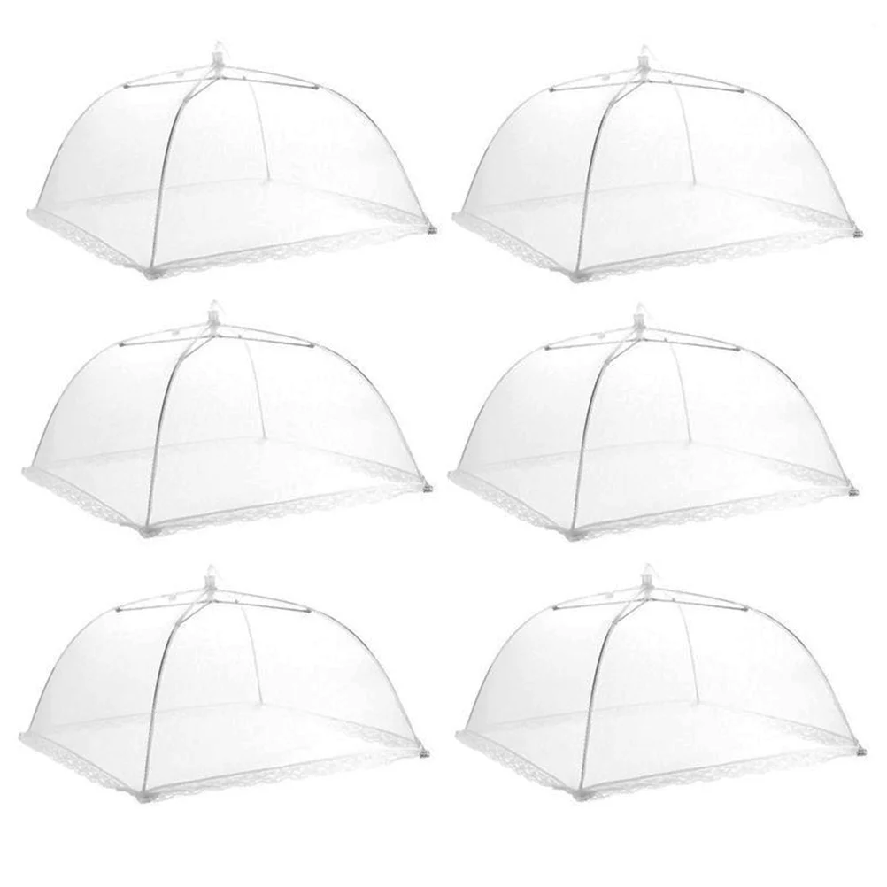 

Tent Protector Lid Outside Outdoor Cover Dessert Umbrella Cake Foldable Dome Outdoors Plate Covers Tents Picnic Mesh Net Cloche