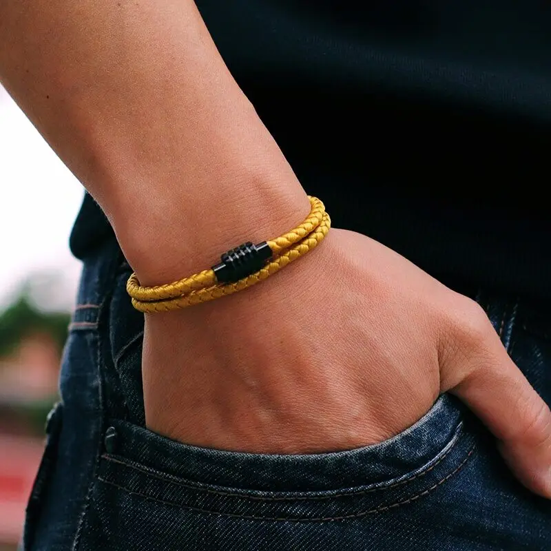 Новинка браслет с ремешком в Киле мужской магнитный из нержавеющей стали подарок