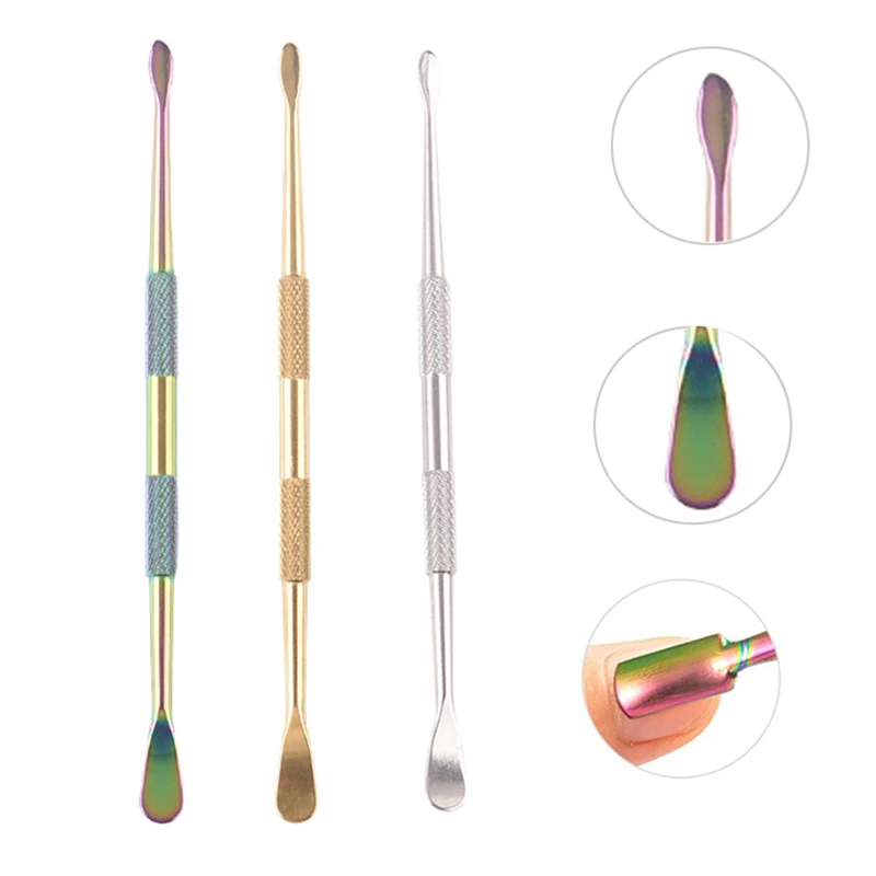 

Nail Cuticle Nipper Scissors Stainless Steel Rainbow Manicure Clipper Dead Skin Remover Scissor Plier Pusher Beauty Nail Tool 1X