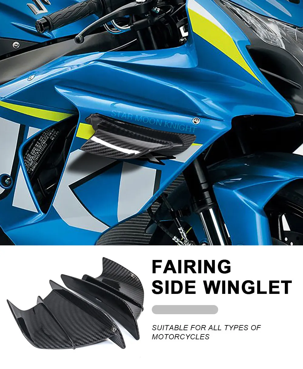 

GSX-R1000 S1000 GSX-R750 GSX-R600 GSX250R GSX-R125 Katana Motorcycle Winglet Aerodynamic Wing Kit Spoiler For Suzuki Hayabusa