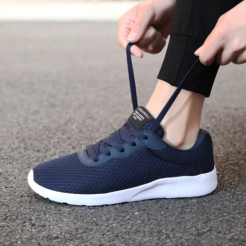 Running Shoes Men Sneakers Women Mesh Breathable Casual Shoes Mens Lace-up Fashion Moccasins Lightweight Sport