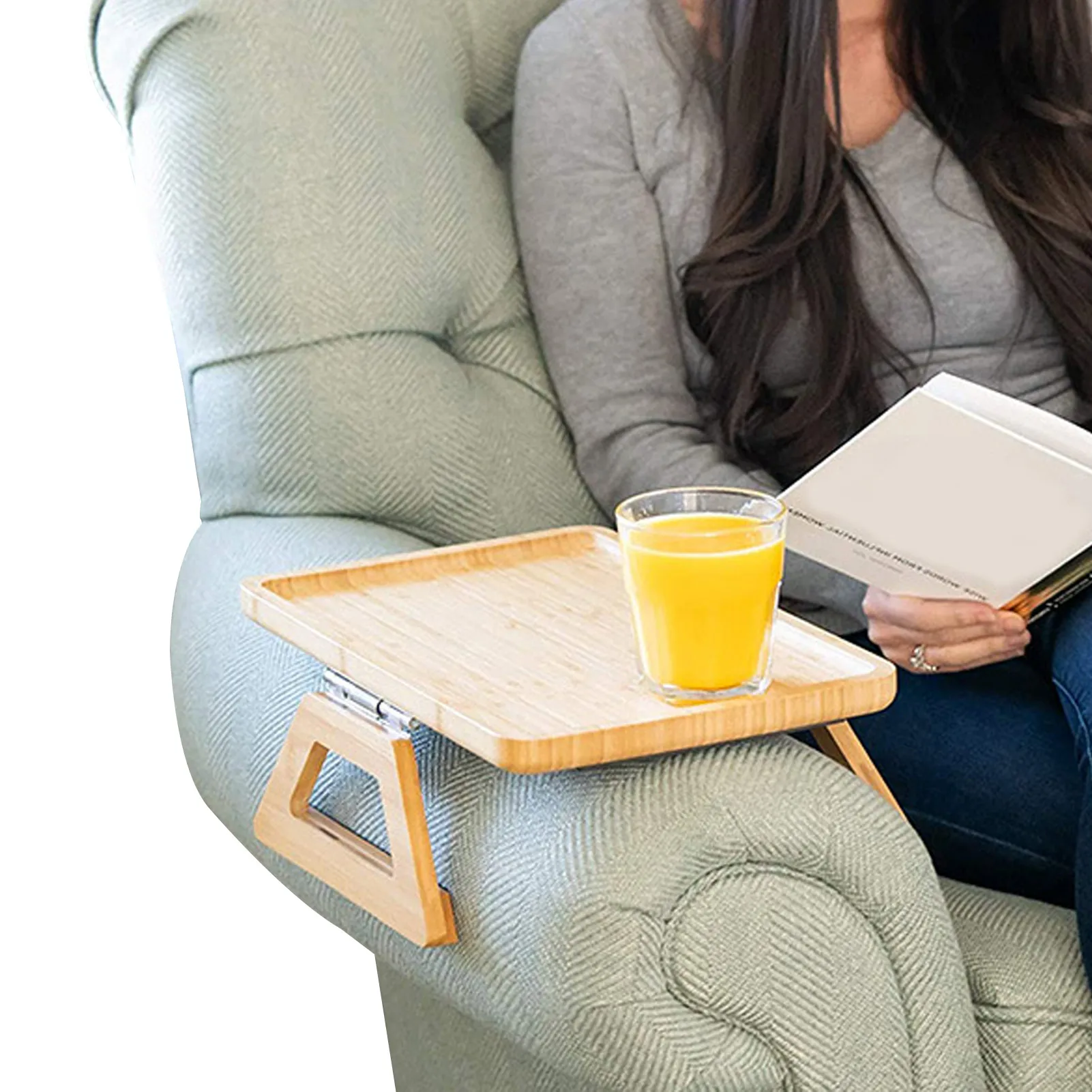 

Sofa Armrest Clip Table Tray Couch Tray Sofa Arm Clip Table Food Trays For Eating On Couch Sofa Armrest Clip Table Tray Bamboo