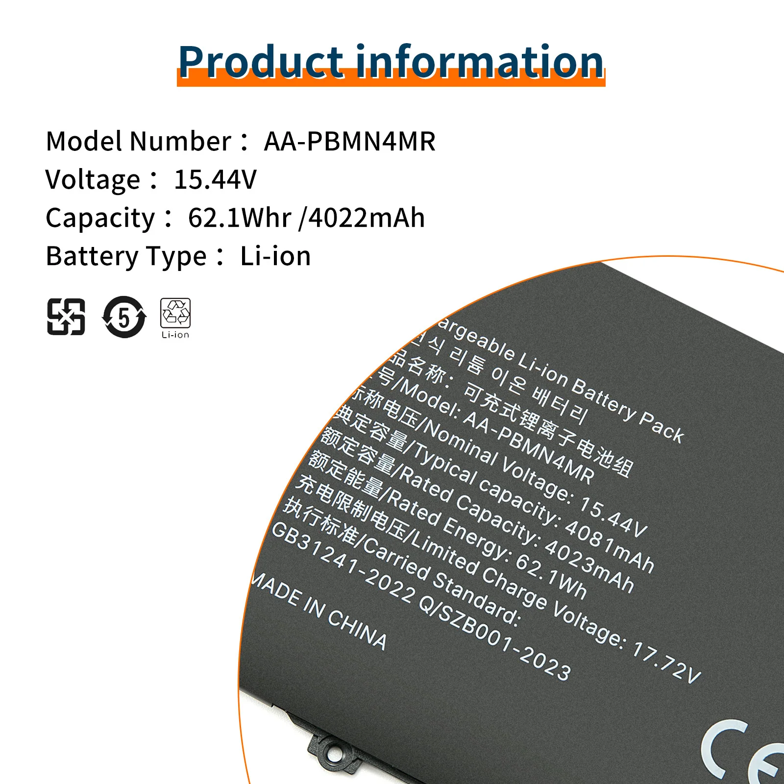 Оригинальный аккумулятор для ноутбука AA-PBMN4MR 62 1 Вт Samsung Galaxy Book Pro 360 13 NP930QDB NP930QED