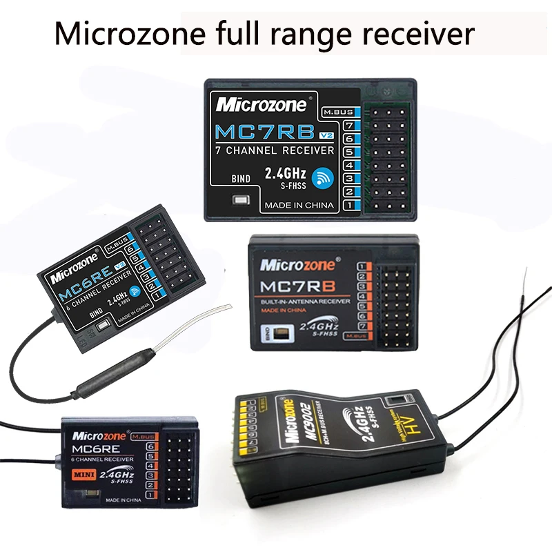 

Microzone Mc6re Mc7rb Mc9002 Mini M-Sbus Receiver 6ch Mc8re 8ch Is Suitable For Mc6c Mc8b Controller Transmitter Rc Uav
