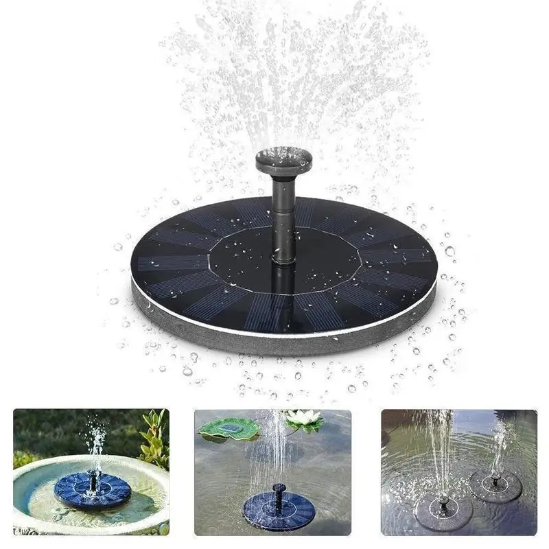 

Solar Floating Fountain Solar Fountain Garden Water Fountain Pool Pond Decoration Solar Panel Powered Fountain DropShipping