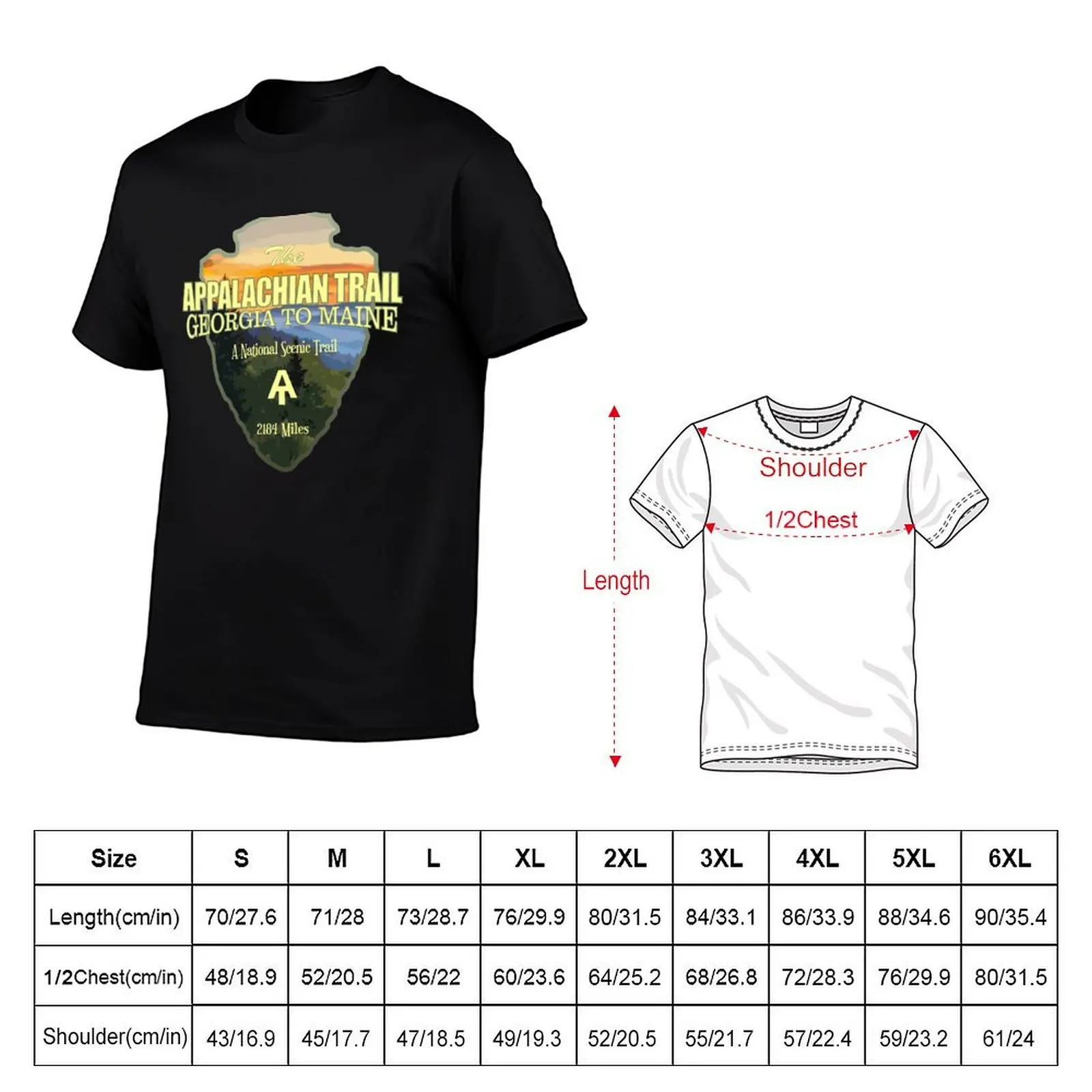 Футболка с короткими рукавами Appalachian Trail (arrowhead) из хлопка (art.: 3920dbedc2af4) - 3920dbedc2af4