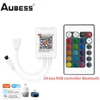 Гибсветодиодный Светодиодная лента Aubess Tuya RGB  RGBW 5050 с инфракраснымWi-FiBluetooth, музыкальный контроллер Smart Life