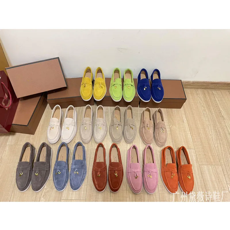 

Лоферы повседневные для мужчин и женщин, дизайнерские туфли с кисточками и пряжками, для вождения, плоская подошва, Размеры 35-45