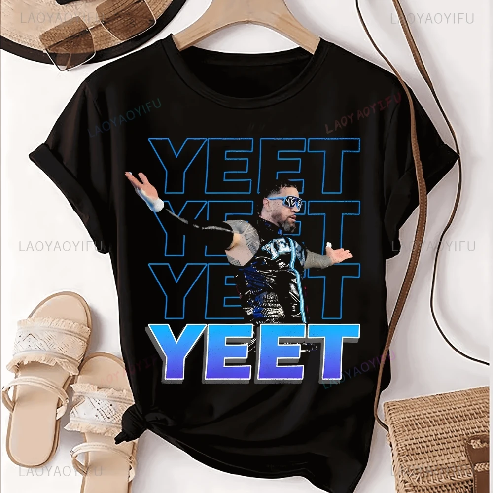 Футболка с принтом Jey Uso Wrestler топ Neutral Trend рубашка унисекс короткими рукавами в