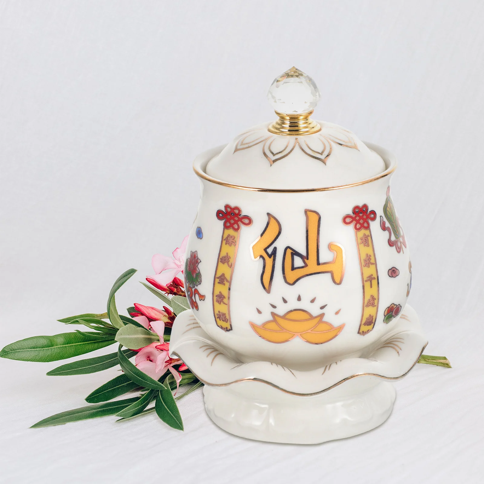 

Water Offering Cup Temple Ceramic Cup Supplies Water Cup