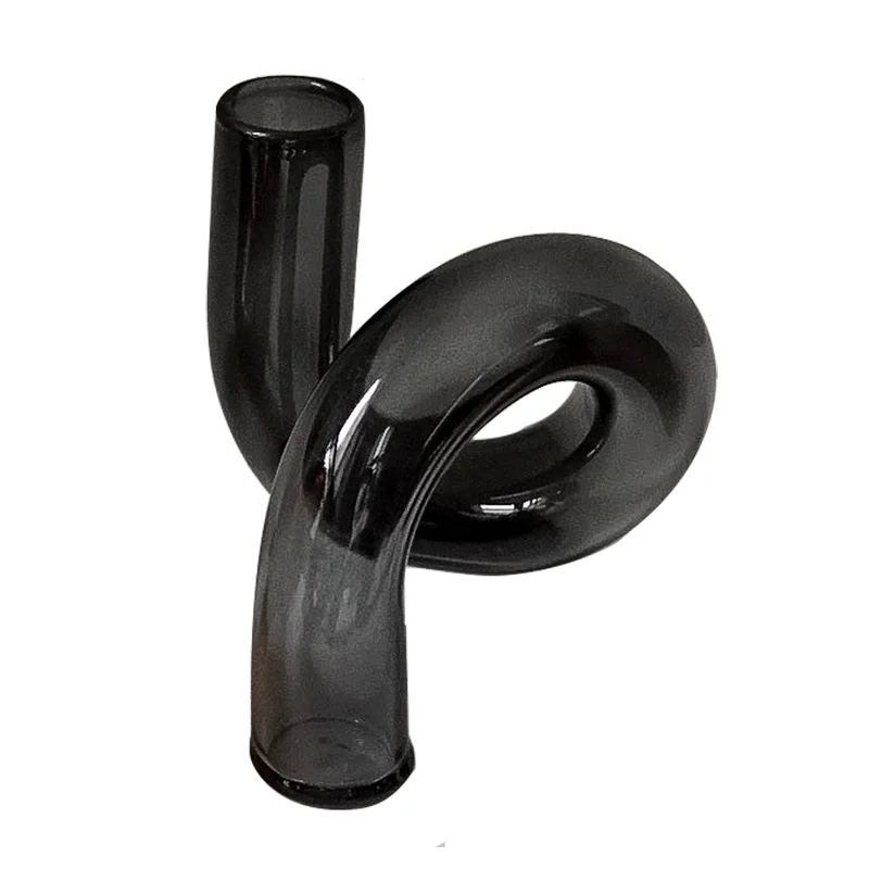 

Nordic Vase Ornaments Flower Candlestick Irregular Glass Decor Home Decoration Accessories Living Room Modern Vases