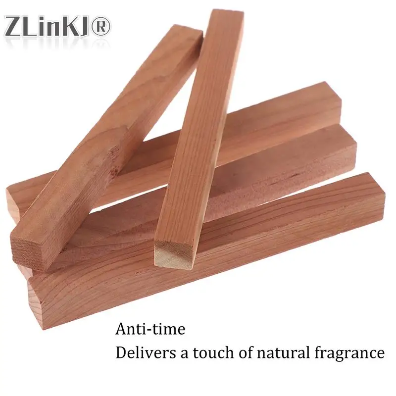 5 pieces Anti-moisture Moth Bug Repellent Natural Cedar Wood Wardrobe Clothes Drawer Mildew Camphor New Arrival