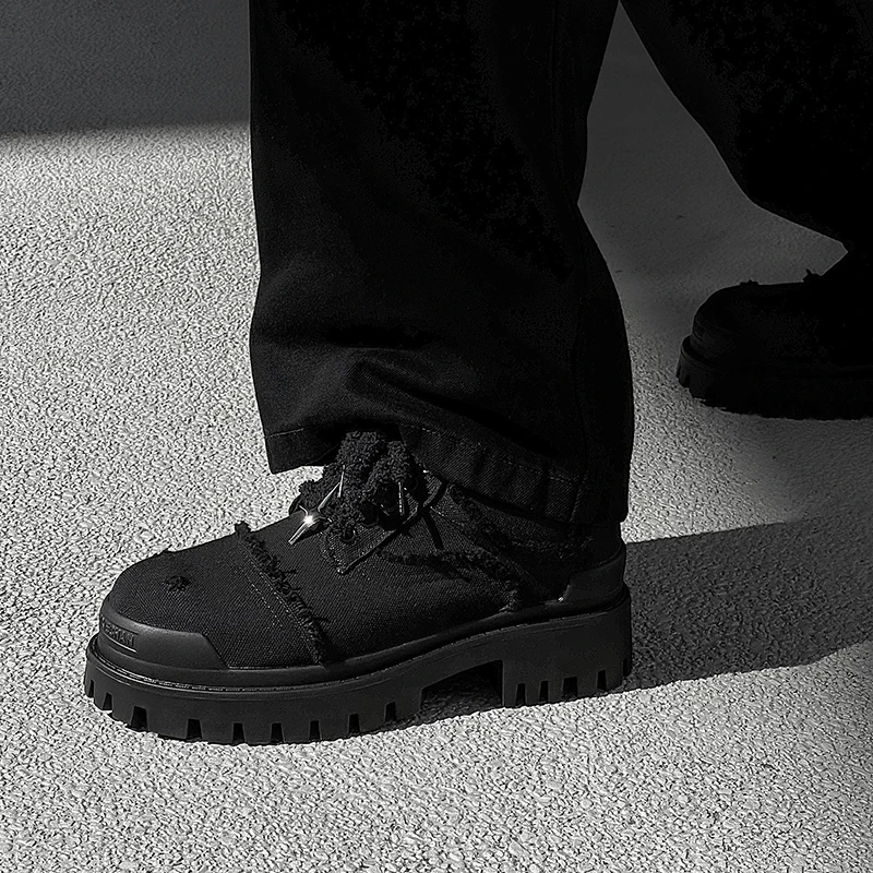 High Street Повседневная мужская обувь с большим носком для пригородных поездок