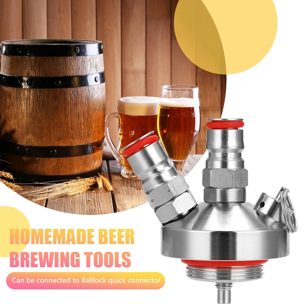 

Mini Keg Spear Beer Growler Tap Dispenser Craft Beer Keg Quick Fitting Connector Perfect For Party Picnic Gathering Homebrew Kit