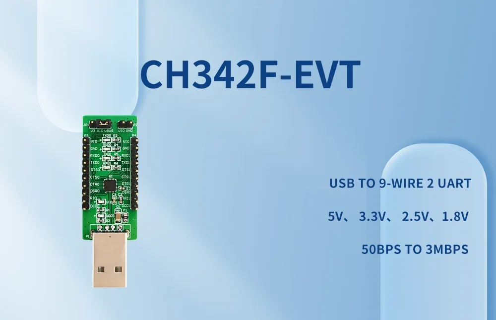 CH342 USB для 2-полосного TTL последовательного модуля CH342F последовательный ТТЛ-TTL