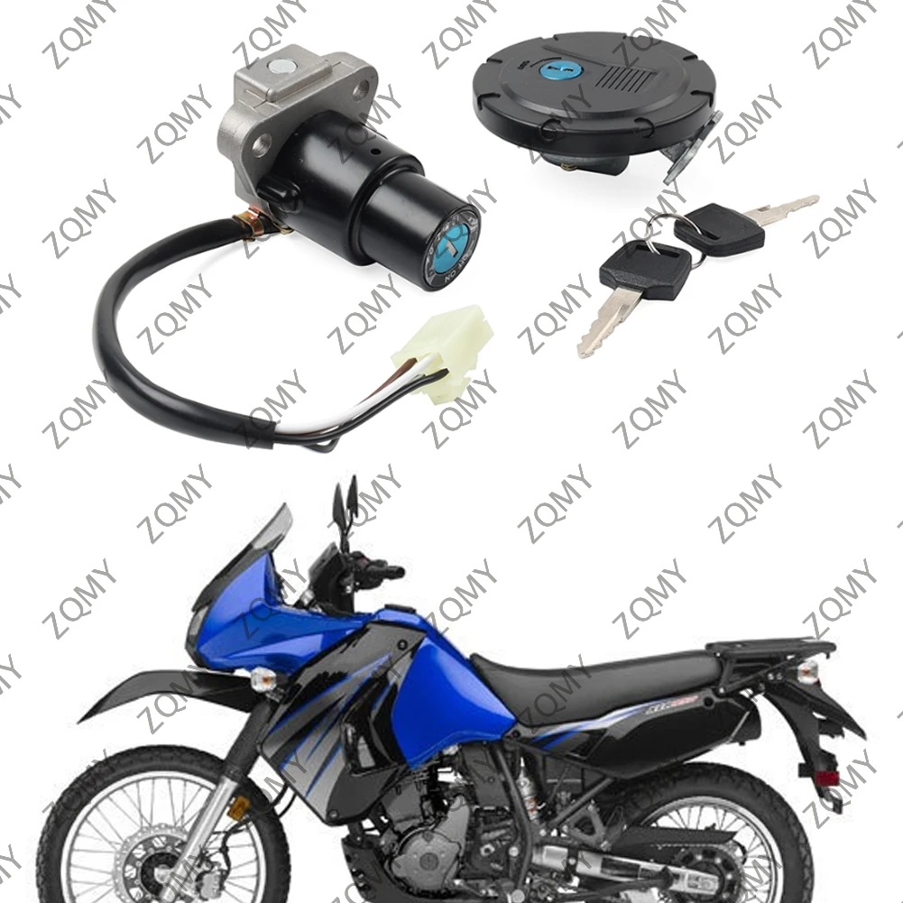 

Выключатель зажигания мотоцикла, крышка топливного газа, набор ключей, подходит для Kawasaki KLR650 KLR 650 2008 2009 2010 2011 2012-2018