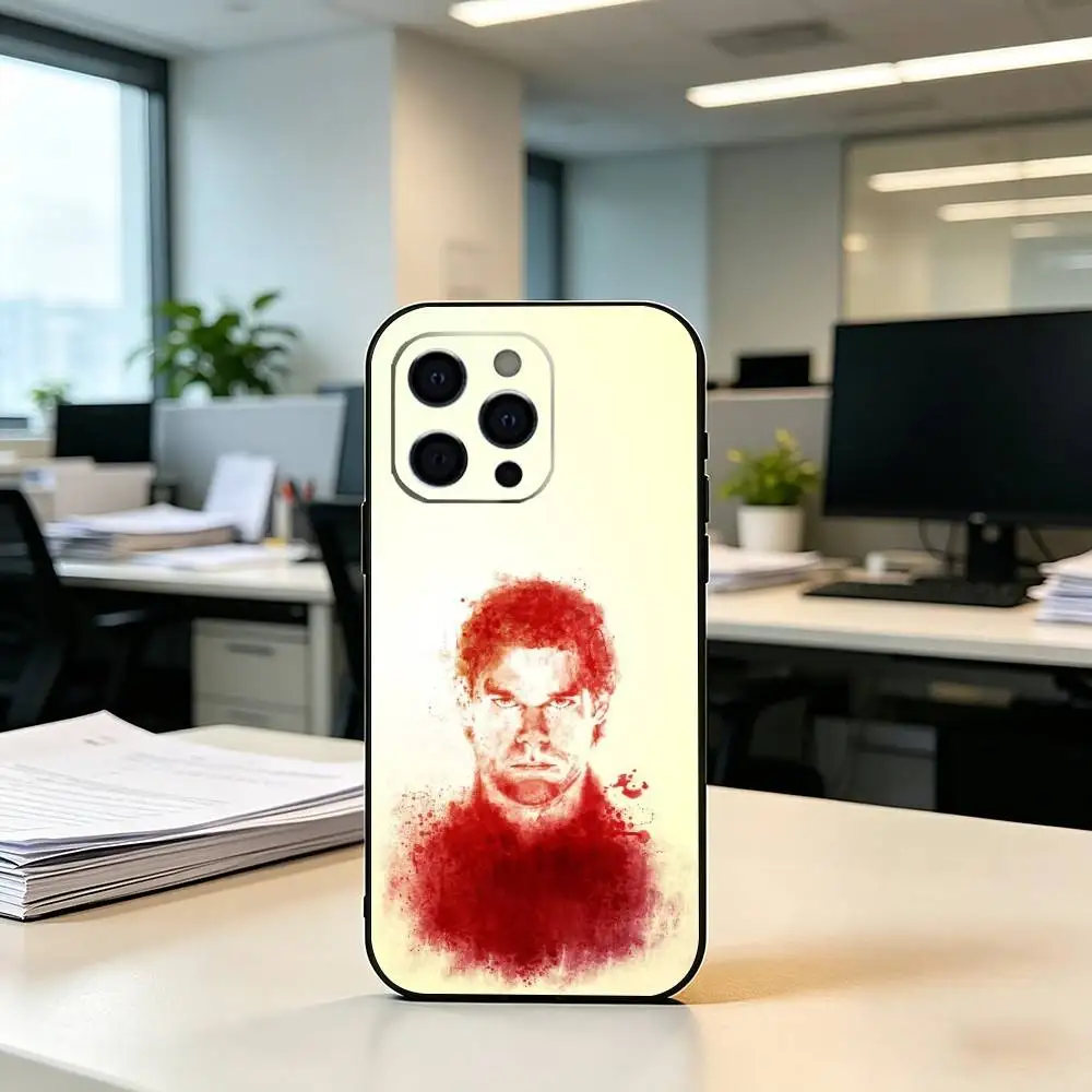 Чехол для телефона с изображением персонажей американского сериала D-Dexter M-Morgan для iPhone 17, 16, 15, 14, 13, 12, 11 Plus, Pro Max и других моделей, мягкий черный чехол (art.: 3920dae2e439a) - 3920dae2e439a