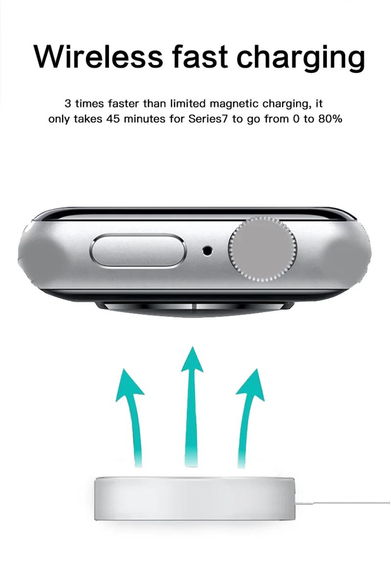 Смарт-часы мужские/женские 1 77 дюйма Bluetooth NFC беспроводное зарядное устройство |