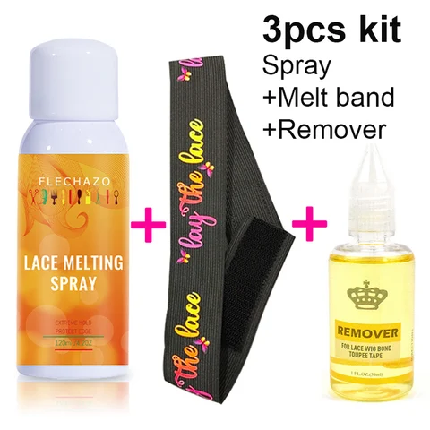 Удобный плавящийся спрей для париков спереди, долговечная фиксация парика, клей-спрей для контроля краев, спрей-распылитель для кружева, спрей для безопасного парика