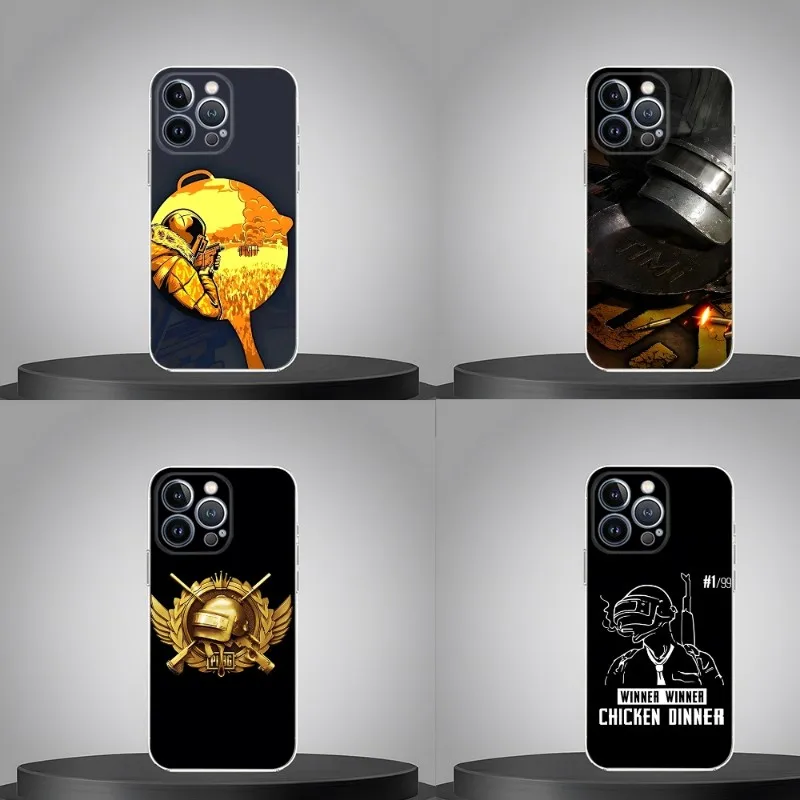 

Прозрачный чехол PUBG Game для Iphone 13 Pro Max 14 Mini 11 12 X Xs Xr 6 6s 8 7 Plus