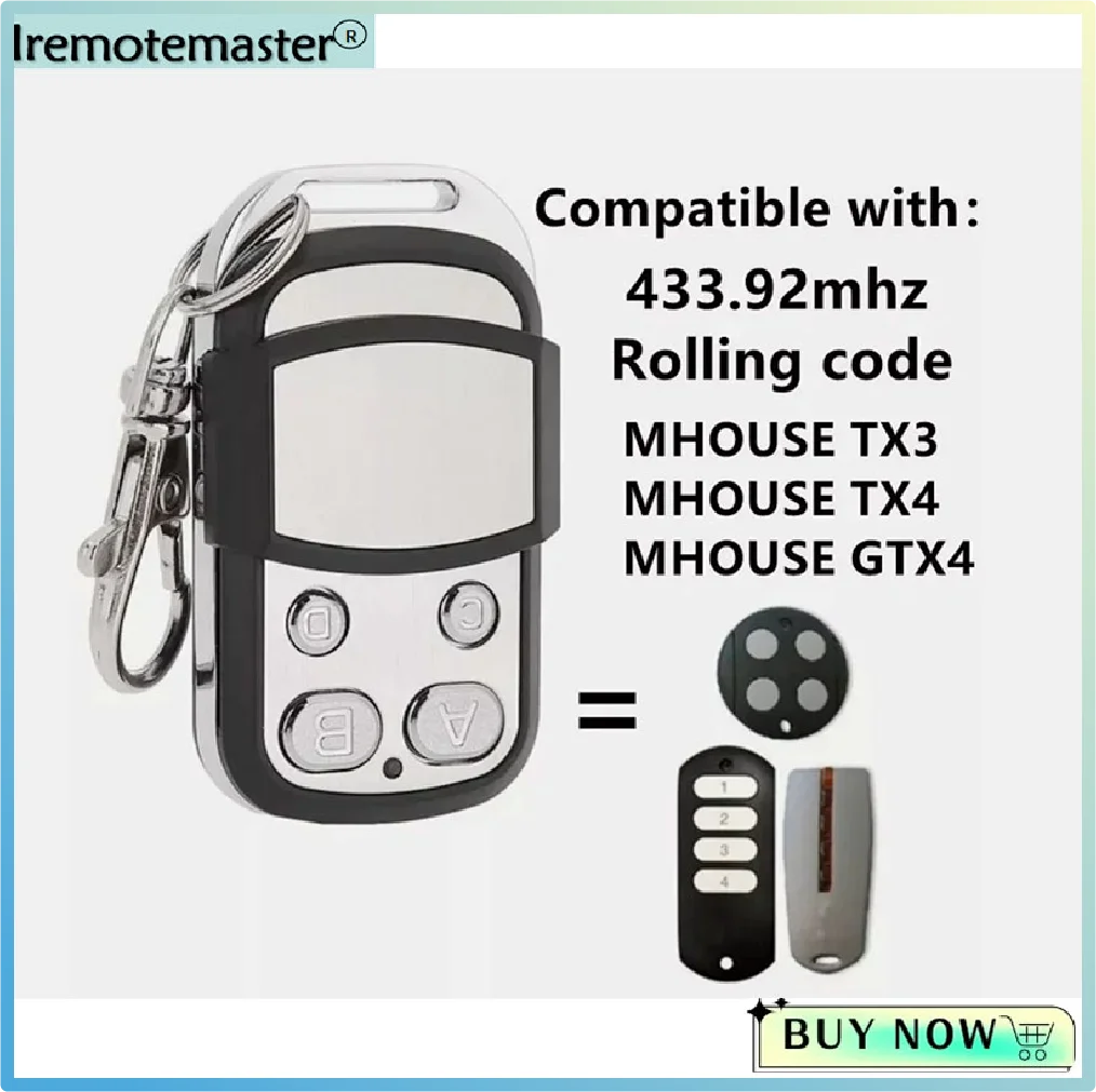 Пульт дистанционного управления для гаражных ворот MOOVO MT4