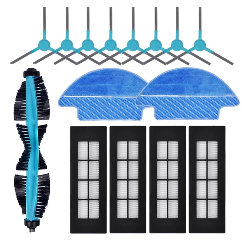

Main Brush Side Brush HEPA Filter Compatible For Conga 3090 Vacuum Cleaner Parts Accessories