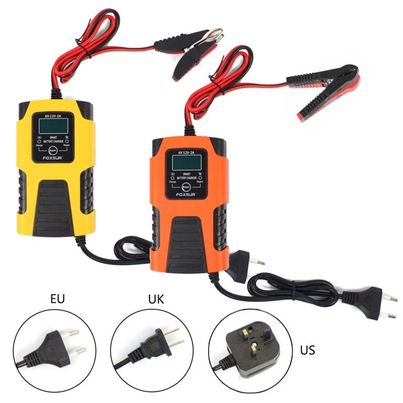 

Fully-Automatic for Smart Charger 12V 6V Battery Charger Maintainer Trickle Chargers Fast Charge Over Temperature for Pr