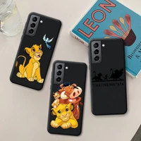 simba lion king phone case silicone soft for samsung galaxy s21 ultra s20 fe m11 s8 s9 plus s10 5g lite 2020