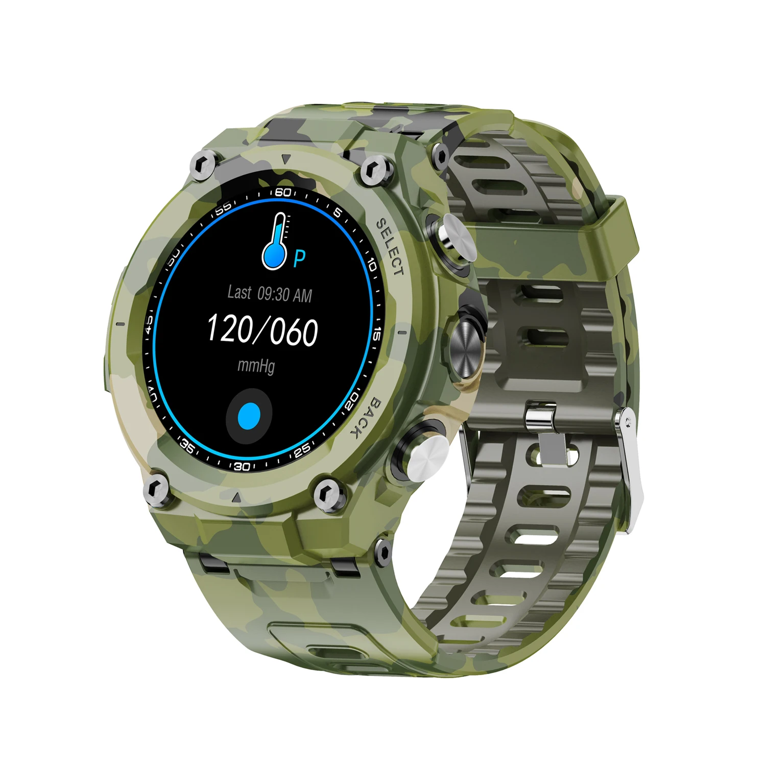 

Smart Watch for Men with Heart rate and blood pressure Sports Data Collection