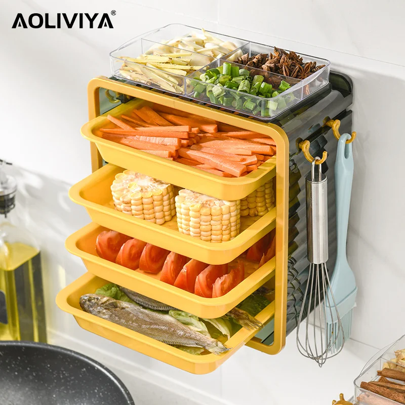 

AOLIVIYA тарелка для подготовки блюд, домашняя тарелка, горячий горшок, боковая тарелка, тарелка для фруктов, кухонная настенная стойка для еды