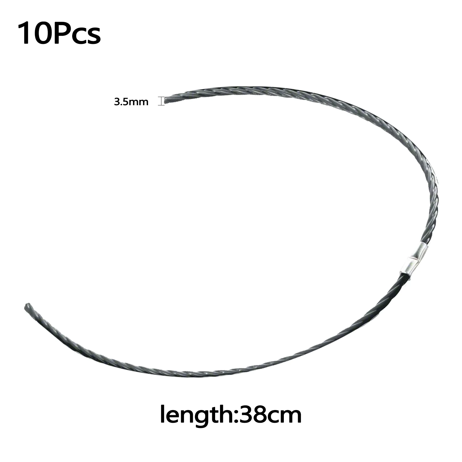 

10 Pcs Trimmer Lines 3.5mm 39cm Spare Parts For Bosch F016800431 AFS 23-37 Grass Trimmer Lawn Mower Accessories