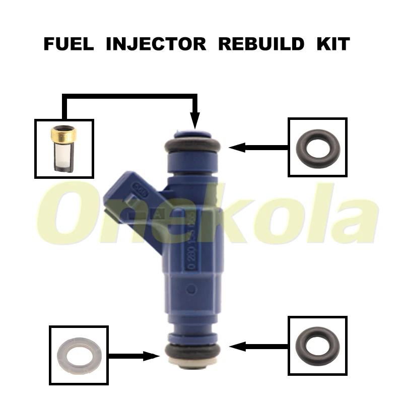 

Fuel Injector Repair Kits for 2001-2006 Audi A4 1.8L turbo 06B133551M 0280156065
